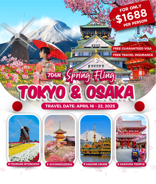 7-DAY SPRING FLING OSAKA & TOKYO