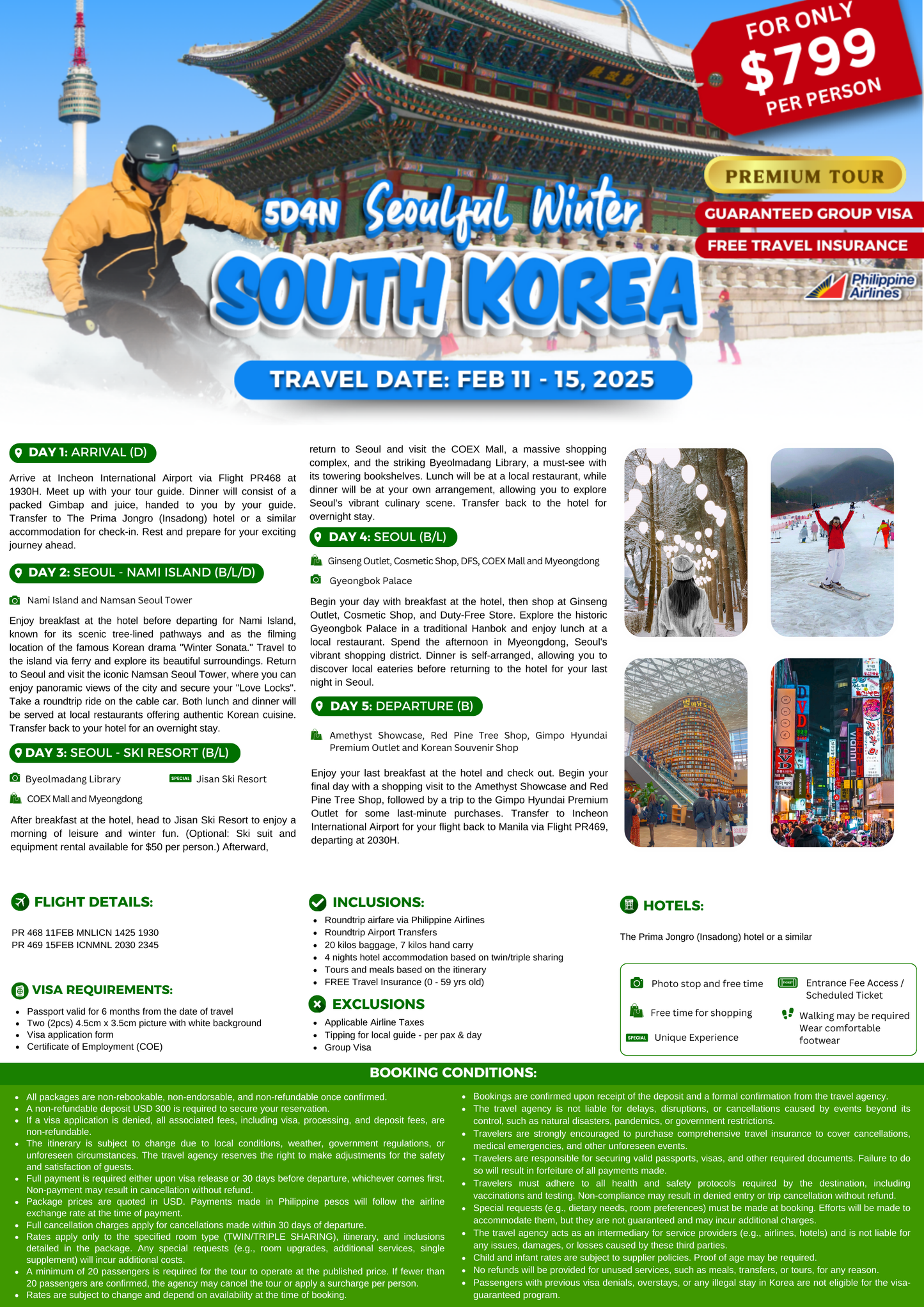 5-DAY SEOULFUL WINTER SOUTH KOREA