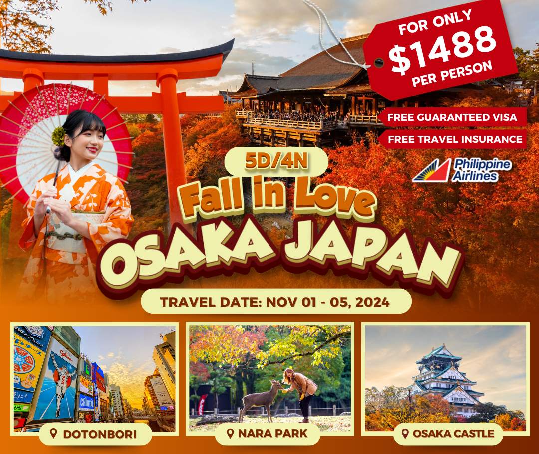 5-DAY FALL IN LOVE OSAKA JAPAN