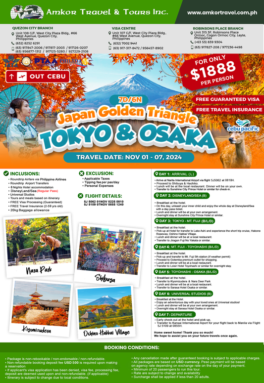 7-DAY JAPAN GOLDEN TRIANGLE